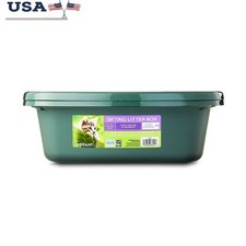 Sifting Cat Litter Box 3-Piece Set Easy Clean Odor-Free Durable BPA-Free New