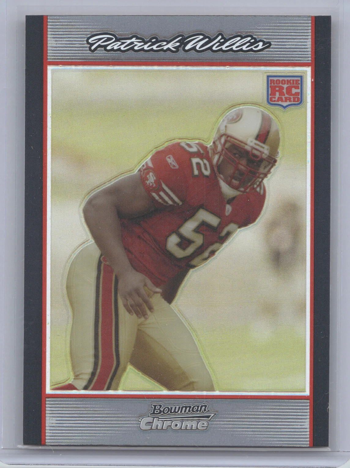 2007 Bowman Chrome Patrick Willis #BC93 Refractor RC