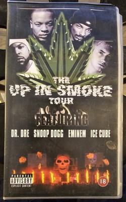 The Up In Smoke Tour (VHS, 2000) Dr Dre Eminem Snoop Dogg Ice cube