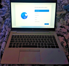 HP EliteBook 745 G5 Laptop - BIOS PW! - AMD Ryzen 7 PRO 2700U 8GB 256GB Win11pro