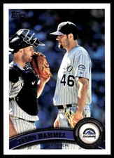 Jason Hammel 2011 Topps #338 Rockies MLB READ FREE SHIPPING AutographDen