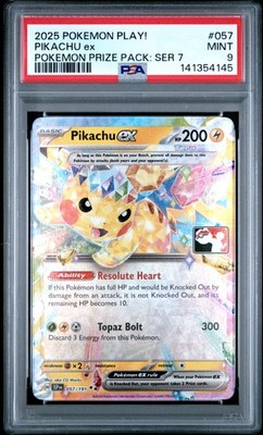 Pikachu ex 057/191 Prize Pack Series Cards Holo for sale online | eBay