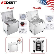 2 Types Dental Portable Mobile Delivery Unit Air Compressor Suction System 4Hole