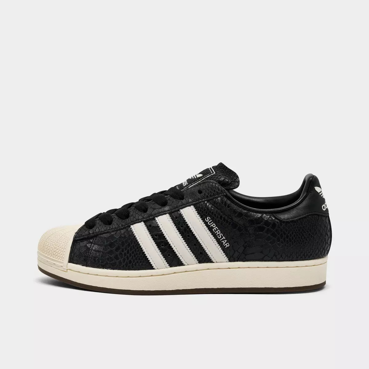 ADIDAS Superstar II Black White Red Patent Leather JR7313 Me