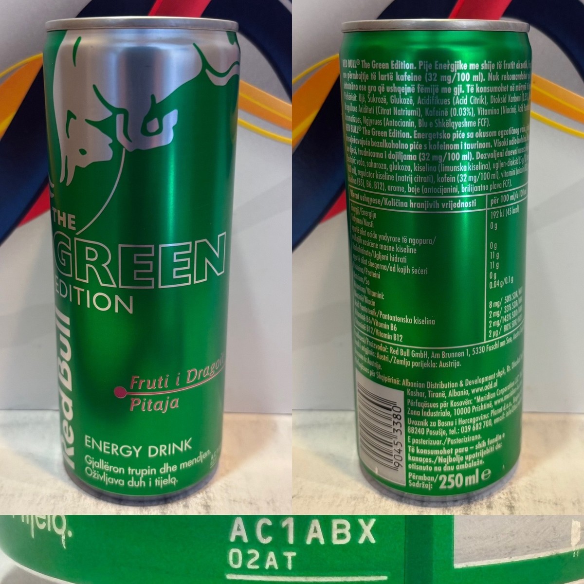 Red Bull Energy Cactus fruit Edition - Summer/Green AC1 - Full | eBay