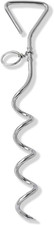 Dog Tie Out Stake 16in Heavy Duty Spiral Anchor for Yard Camping up to 100lb Dog