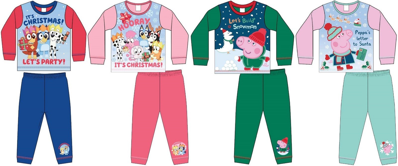 Job Lot 10 x BRAND NEW Kids Official Christmas Character Pyjamas/PJs 1.5-5 Years image 2