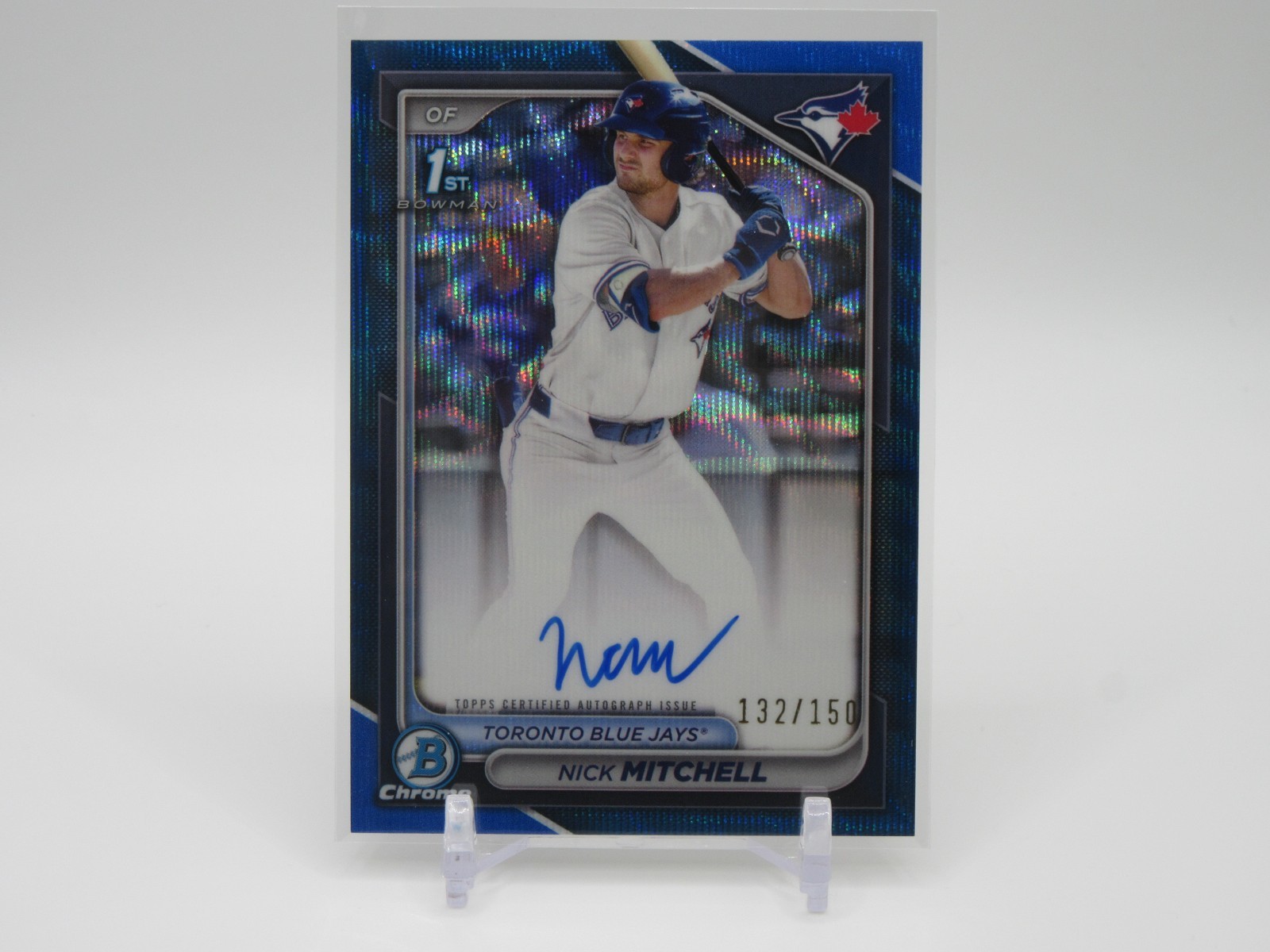 2024 Bowman Chrome 1st Nick Mitchell /150 Blue Refractor Auto #CPA-MMI