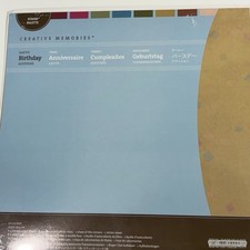 Creative Memories 12x12 Power Palette Earthy "BIRTHDAY" Additions