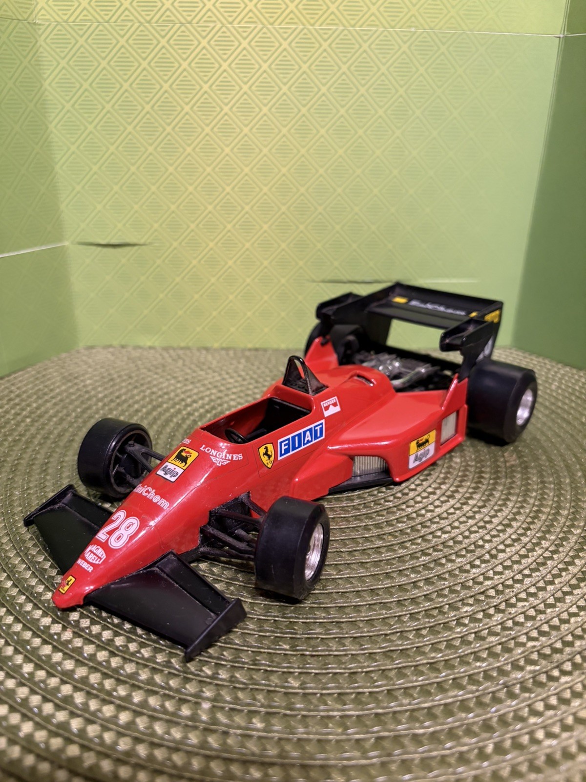 Ferrari F1 Gerhard Berger N 28 Bburago 1/24 Made In Italy Vintage Modellino