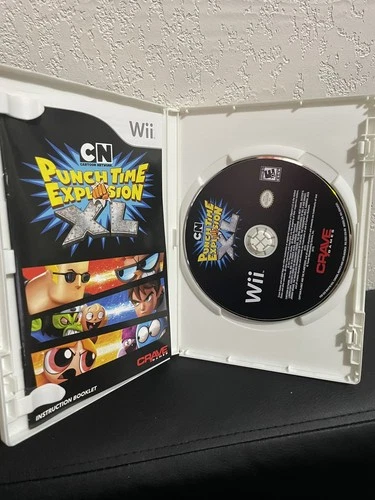 Cartoon Network Punch Time Explosion XL Nintendo Wii 2011 Complete Edition