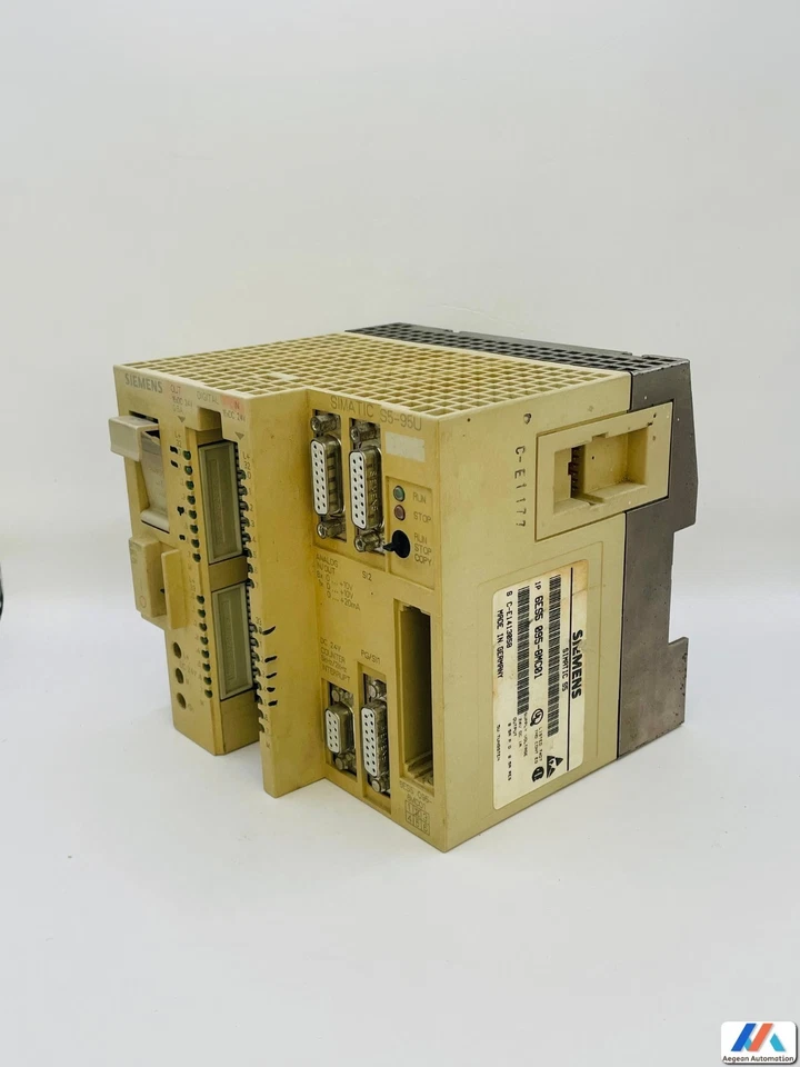 Siemens SIMATIC S5 6ES5095-8MC01 S5-95U Unidad Compacta PLC CPU 095-8MC01 - Imagen 3 de 4