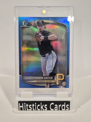 2025 Bowman Draft - Chrome Konnor Griffin #BDC-102 Blue Refractor /150 (RC)