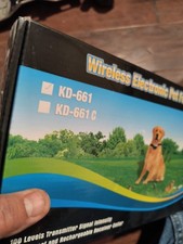 Wireless Electronic Pet Fence System KD-661 2 Collar Receivers