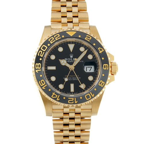 ROLEX GMT Master II 126718GRNR Random serial Black/Noir mens Watches Mechani...