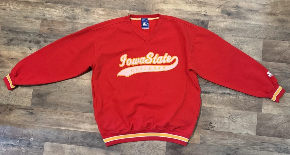 Vintage Starter Iowa State University Cyclones Crewneck Sweatshirt Men’s XL - Image 3 of 4