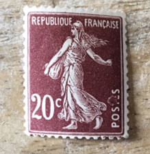 timbre FRANCE. Semeuse n° 139 neuves anneau de lune sans charnières