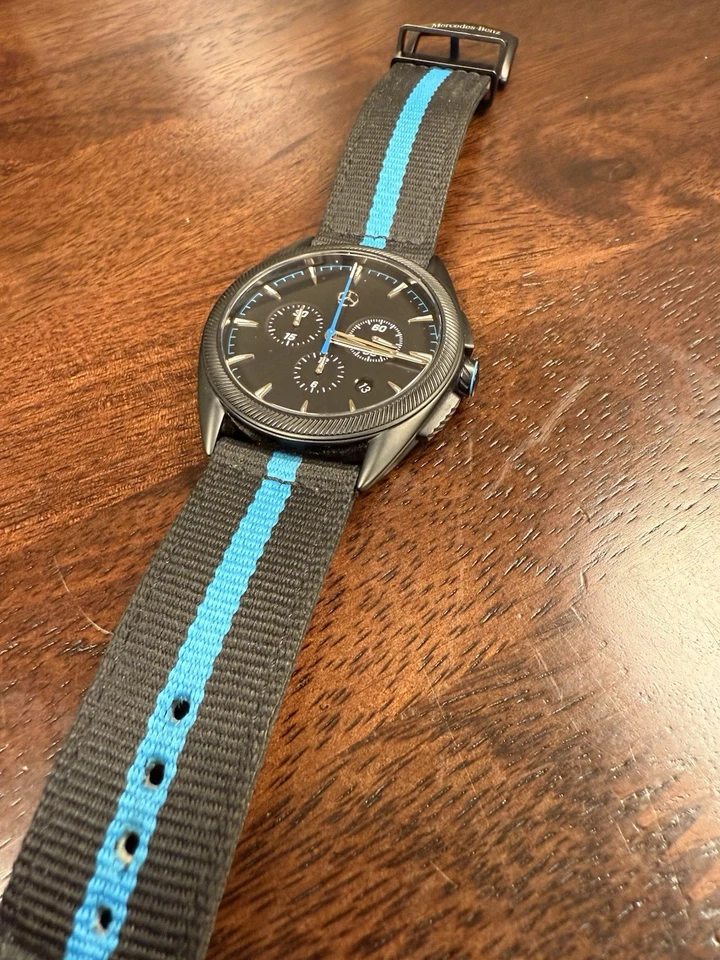 Mercedes Benz AMG Motorsport Racing Car Accessory Swiss Made Chronograph Watch - Image 3 of 4