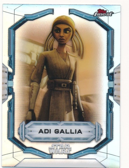 ADI GALLIA 2022 TOPPS FINEST STAR WARS REFRACTOR #1 MINT