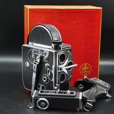 Vintage c.1950 Bolex H16 Leader16mm Movie Camera Works Great