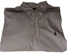 Men  s Ralph Lauren button-down shirt size XL custom fit long sleeve