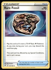 Rare Fossil 167/189 Uncommon Darkness Ablaze Pokemon NM