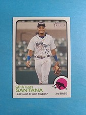 Cristian Santana 2022 Topps Heritage Minor League Baseball Card # 98 J3871