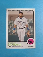 Cristian Santana 2022 Topps Heritage Minor League Baseball Card # 98 J3871
