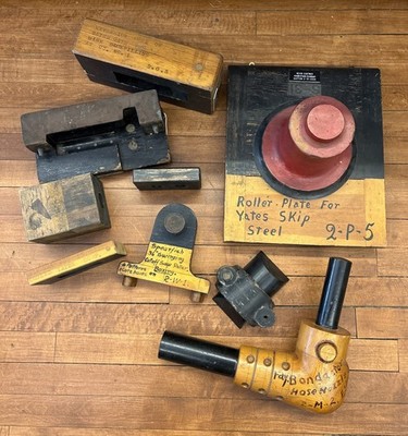 Antique Homestake Mining Company Molds Lot of 9 Mold Marked Spearfish/KC Auction