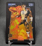 Brock Bowers BROCKNESS Fire Battlefoil 2026 Bo Jackson Battle Arena Card Raiders