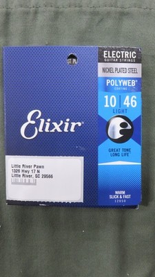 Elixir Polyweb 10/46 Light 12050Electric Guitar Strings