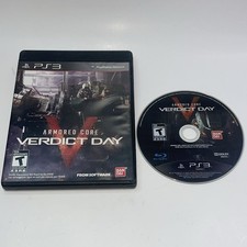 Armored Core Verdict Day (PS3, PlayStation 3) RARE Disc Only Tested
