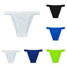 Mens Swimwear Pouch Underwear Thong Swim Shorts Trunks Briefs Bikini Swimming