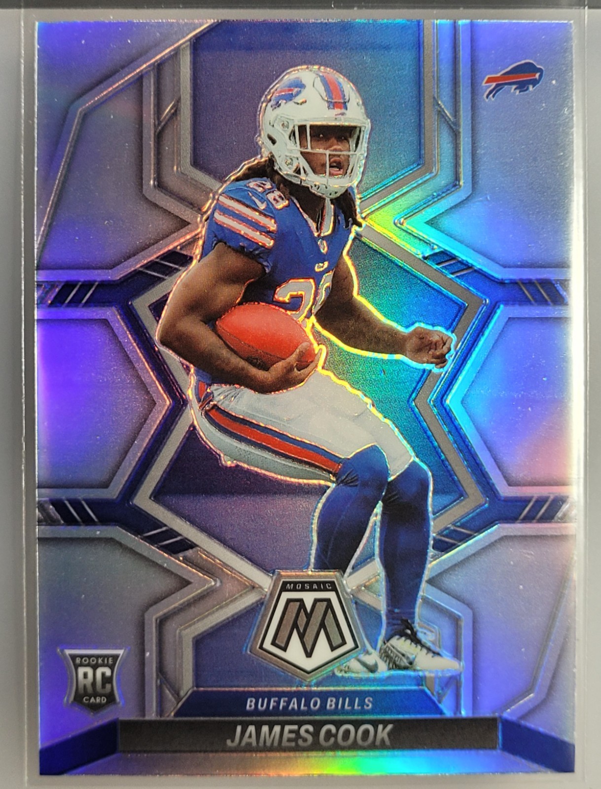 2022 Panini Mosaic Silver Rookie James Cook #309