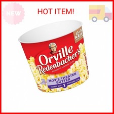 Orville Redenbacher  s Microwave Popcorn  Tub, Movie Theater Butter Flavor, 2g F