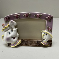 Beauty and the Beast Disney Mrs. Potts and Chip Music Box Works Photo Frame