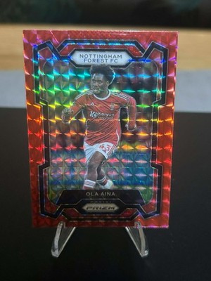 Panini EPL Prizm 23-24 2024 Ola Aina Red Prizm Colour Match C839