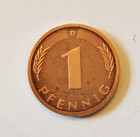 1975-D Germany (West, BRD) pfennig, Munich, oak seedlings proof, KM-105 — photo 2