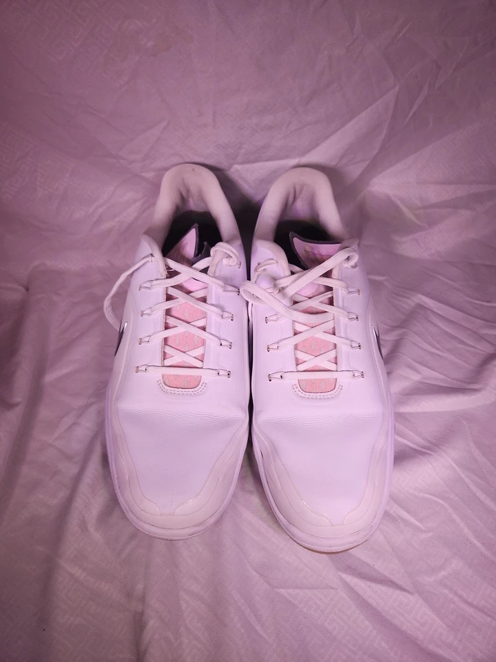 Туфли для гольфа Nike React Vapor 2 белые/розовые из пеноматериала BV1322-101 женские размер 10,5 Вт - Изображение 2 из 4
