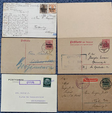 Okupacja 1. i 2. Wojna światowa paragony zestaw cenzur list polecony Ukraina itp. (2304