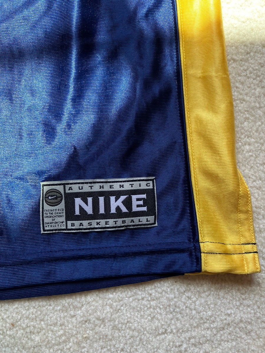 Nike vintage 90s basketball jersey Tupac 2Pac blue yellow | eBay