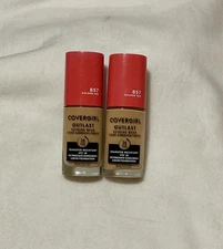 COVERGIRL Outlast Extreme Wear 3-in-1 Foundation #857-Golden Tan. Lot of 2
