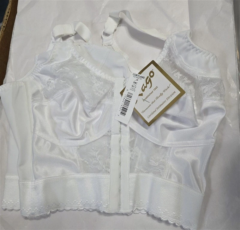 Nuevo con etiquetas Sujetador Courtland 34C Rago 3/4 Cierre Frontal Copa Suave Longline 128335 Foto 3 de 3