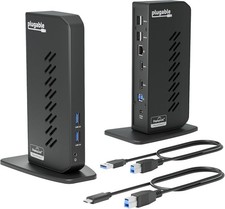 Plugable Dual 1080p HDMI Universal Docking Station 10 Port