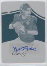 2016 Panini Limited Printing Plate Cyan 1/1 Brandon Allen Rookie Auto RC k5j
