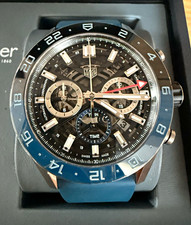 TAG Heuer Carrera Calibre 12 Automatic Chronograph Date 45mm 100m Box Papers
