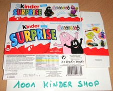 KINDER 3PACK TRIPACK BARBAPAPA 2011 BE BNL BELGIEN BENELUX