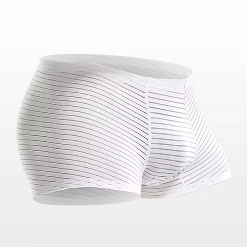 Boxer uomo slip pantaloncino trasparente uomo mutande morbide uomo tronchetto trasparente - Foto 13 di 25