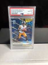 2019 Spectra Neon Blue Diontae Johnson #/60 PSA 10 POP 1