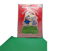 Pound Puppies decoration honeycomb centerpiece paper 12" Tonka 1986